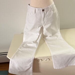 Banana Republic White Flare & Wide Leg Jeans